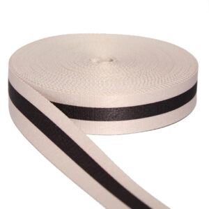 Cinta Sublimado Rayas Blanco-Negro-Crudo - 898000 RBNC