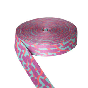 Cinta Sublimada Pincelada Geo Celeste-Lila - CSPGCL