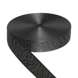 Cinta Bajo Relieve Sublimado Zebra Negro - 898000 ZN