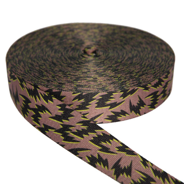 Cinta Sublimado Animal Print Rayos Taupe-Negro - 898000 APRTN